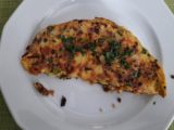 przepis na omlet z warzywami i kiełbasą
