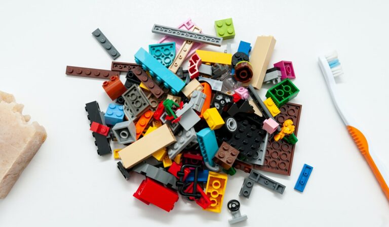 jak wyczyścić klocki Lego